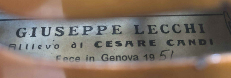 Violín Italiano Guiseppe Lecchi año 1951 - Amadeus